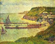 Georges Seurat Port en Bessin oil painting